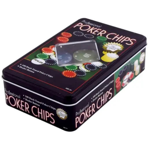 Professional Poker Chips Set Box Closed
